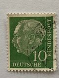 [Freimarken: Bundespräsident Theodor Heuss, Typ AV8]