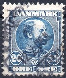 [King Christian IX, 1818-1906 - Horizontal Lines in Background in Oval, 类型 M2]
