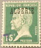 [French Postage Stamps Overprinted in Black, प्रकार B6]