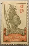 [Warrior - Inscription "CONGO FRANCAIS GABON", Tip F]