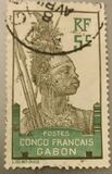 [Warrior - Inscription "CONGO FRANCAIS GABON", Tip F3]
