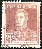 [Definitive Issues - General San Martin, without Period after Value, Tip CW9]