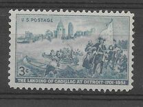 [The 250th Anniversary of The Landing of Cadillac, type RM]