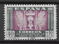 [The 1900th Anniversary of the Appearance of the Virgin of Pillar, Saragossa - Surtaxed, type LN]