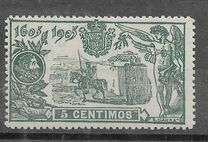 [The 300th Anniversary of Don Quijote - Control Number on Backside, type AU]