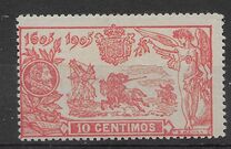 [The 300th Anniversary of Don Quijote - Control Number on Backside, type AV]