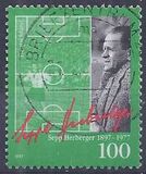 [The 100th Anniversary of the Birth of Sepp Herberger, Football coach and Player, type BLF]