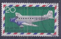 [The 50th Anniversary of the German Airmail, τύπος OD]