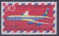 [The 50th Anniversary of the German Airmail, τύπος OE]