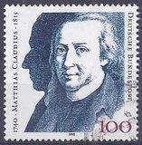 [The 250th Anniversary of the Birth of Matthias Claudius, Poet, veids AUU]