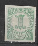 [Definintive Issue - Inscription: "REPUBLICA ESPAÑOLA", type FW]
