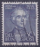 [The 150th Anniversary of the Birth of Justus Liebig, típus AK]