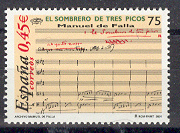 [The 125th Anniversary of the Birth of Manuel de Falla, 1876-1946, ประเภท ELQ]