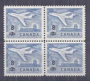[Airliner & Ottawa Airport - Stamp of 1964 Surcharged, type JJ2]