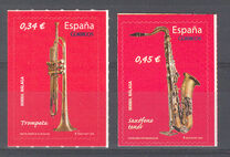 [Musical Instruments - Tenor Saxophone. Self Adhesive, type FQM]