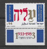[The 50th Anniversary of Jewish Immigration from Germany, Typ AHT]