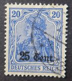 [German Empire Postage Stamps Surcharged, Вид A5]