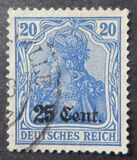 [German Empire Postage Stamps Surcharged, Вид A5]