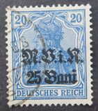 [German Empire Postage Stamps Surcharged & Overprinted "M.V.i.R.", тып B2]