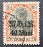 [German Empire Postage Stamps Surcharged & Overprinted "M.V.i.R.", тып B3]