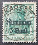 [German Empire Postage Stamps Surcharged & Overprinted "Rumanien", typ C]