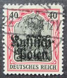 [German Empire Postage Stamps Overprinted "Russisch- Polen", Tipi A4]