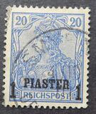 [German Empire Postage Stamps Surcharged - Inscription: "REICHSPOST", type C2]