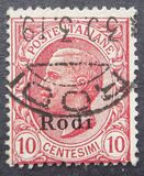 [Italian Stamps Overprinted "Rodi", Tip B1]
