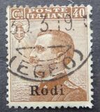 [Italian Stamps Overprinted "Rodi", Tip E]
