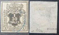 [Stamps with Coloured Grill, प्रकार B4]