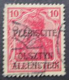 [German Empire Postage Stamps Overprinted "PLÉBISCITE - OLSZTYN / ALLENSTEIN", Tipe A1]
