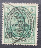[German Empire Postage Stamps Overprinted, type B]
