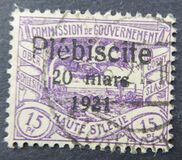 [No. 16-26 Overprinted "Plébiscite 20 mars 1921.", タイプ E1]