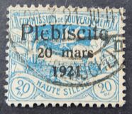 [No. 16-26 Overprinted "Plébiscite 20 mars 1921.", タイプ E2]