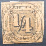 [Value Stamps - Black Print on Colored Paper, type A]