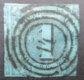 [Value Stamps - Black Print on Colored Paper, type A3]