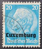 [German Empire Postage Stamps Overprinted "Luxemburg", type A8]