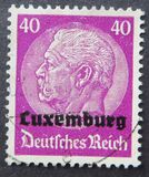 [German Empire Postage Stamps Overprinted "Luxemburg", type A11]