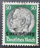 [German Empire Postage Stamps Overprinted "Luxemburg", type A12]