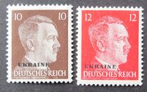[German Empire Postage Stamps Overprinted "UKRAINE", type A12]