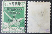 [Carnaro Islands Postage Stamps Overprinted "ARBE" - Large Overprint - See Also 1A-4A, type A]
