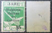 [Carnaro Island Postage Stamps Overprinted "ARBE" - Small Overprint, type J]