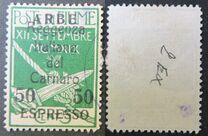 [Carnaro Island Stamps Overprinted "ARBE", type L]