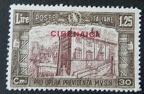 [Not Issued Italian Postage Stamps Overprinted "Cirenaica", type O2]