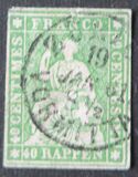[Definitive 1854-1860 - Sitting Helvetia, type J4]