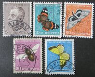 [Pro Juventute - The 100th Anniversary of the Death of Teophill Sprecher - Insects, tip UW]