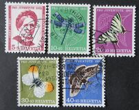 [Pro Juventute - The 50th Anniversary of the Death of Johanna Spyri - Insects, Typ VH]