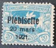 [No. 16-26 Overprinted "Plébiscite 20 mars 1921.", タイプ E2]