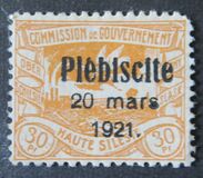 [No. 16-26 Overprinted "Plébiscite 20 mars 1921.", タイプ E4]