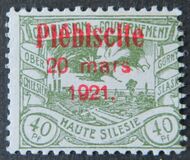 [No. 16-26 Overprinted "Plébiscite 20 mars 1921.", タイプ E5]